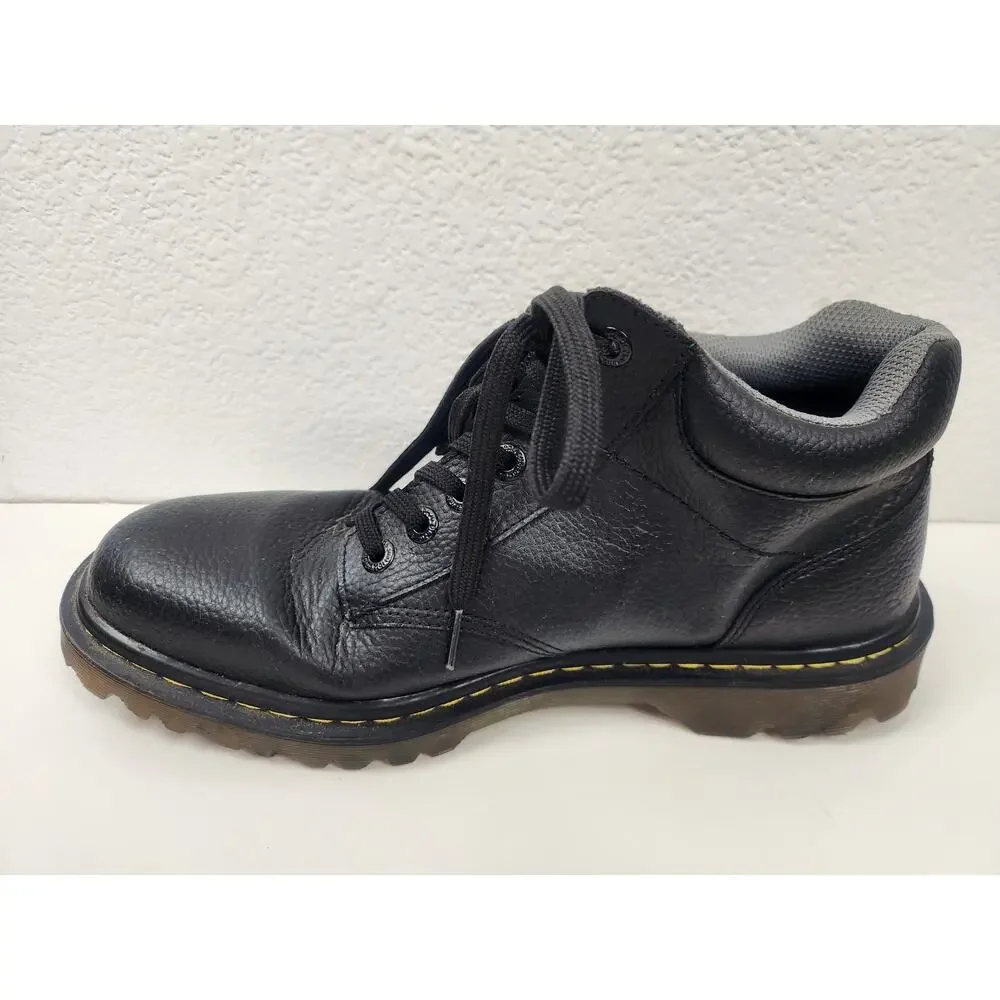 Dr. Martens Harrisfield Boot Black Leather Men Size 12 Work